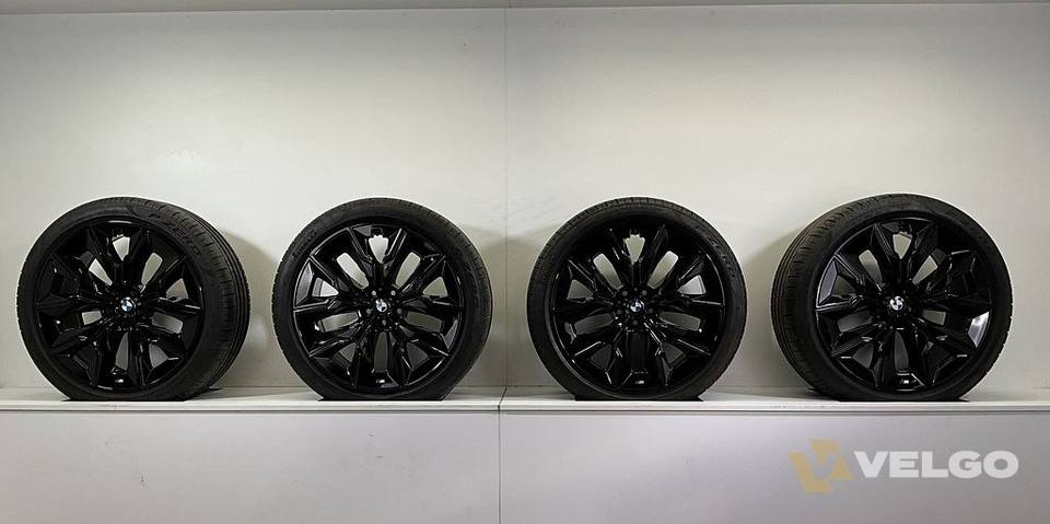 BMW 7 SERIE G70 I7 X3 G45 BREEDSET VELGEN + ZOMERBANDEN 21 INCH ORIG. 909M — foto 8