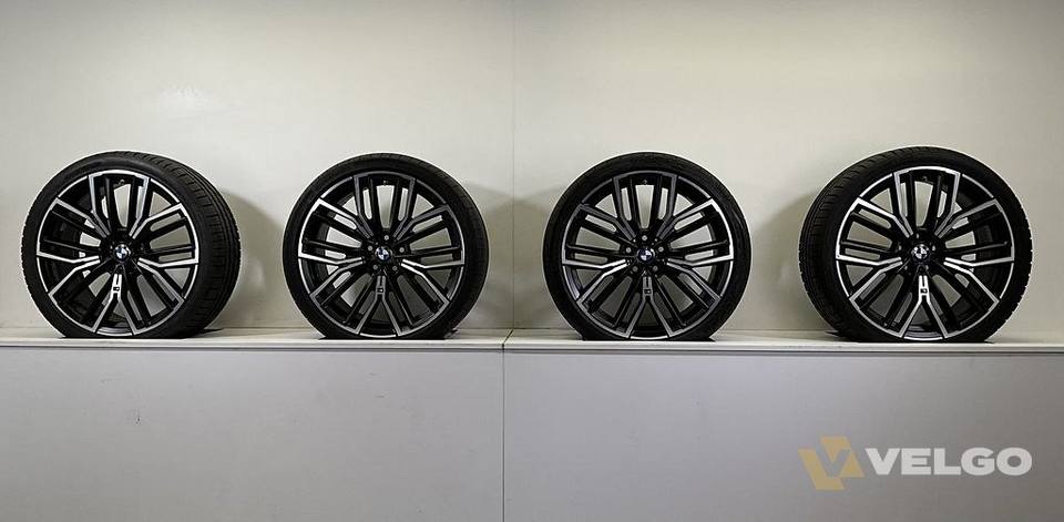 BMW 5 SERIE G30 G31 BREEDSET VELGEN + ZOMERBANDEN 20 INCH ORIG. 846M — foto 9