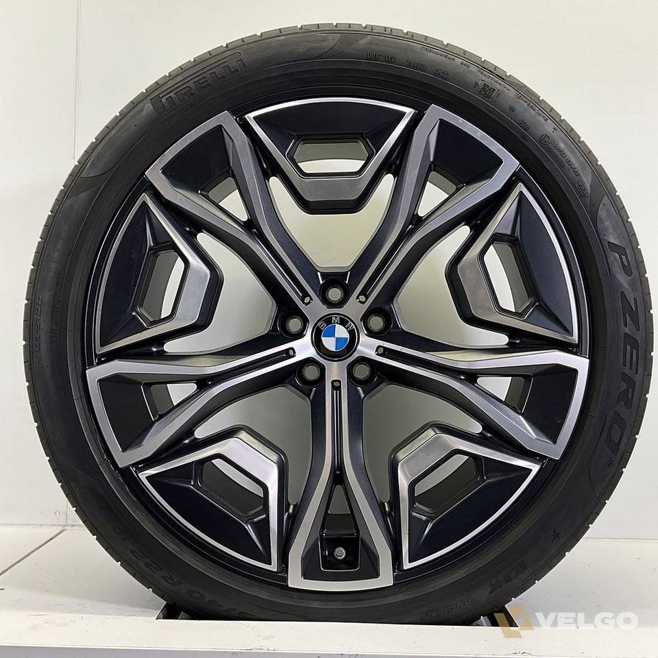 BMW IX I20 BREEDSET VELGEN + ZOMERBANDEN 22 INCH ORIG. 1021 — foto 3