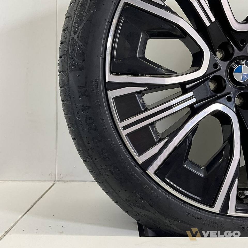 NIEUW BMW 7 SERIE G70 I7 X3 G45 BREEDSET VELGEN + ZOMERBANDEN 20 INCH ORIG. 906 — foto 9