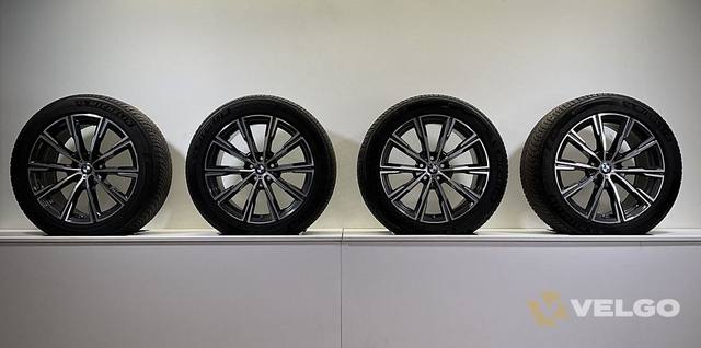 NIEUW BMW X5 G05 EN X6 G06 SET VELGEN + WINTERBANDEN 20 INCH ORIG. 740M * — foto 8