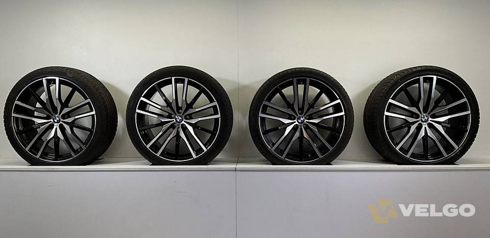 BMW X5 G05 X6 G06 BREEDSET VELGEN + WINTERBANDEN 22 INCH ORIG. 742M — foto 9
