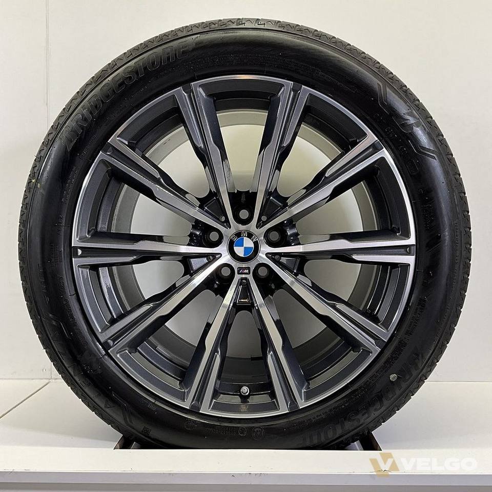 BMW X5 G05 EN X6 G06 BREEDSET VELGEN + ZOMERBANDEN 20 INCH ORIG. 740M * — foto 1