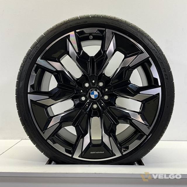 BMW 5 SERIE G60 G61 BREEDSET VELGEN + ZOMERBANDEN 21 INCH ORIG. 954I — foto 1
