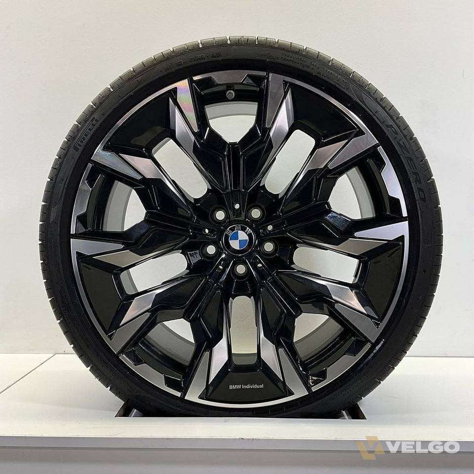 BMW 5 SERIE G60 G61 BREEDSET VELGEN + ZOMERBANDEN 21 INCH ORIG. 954I — foto 1