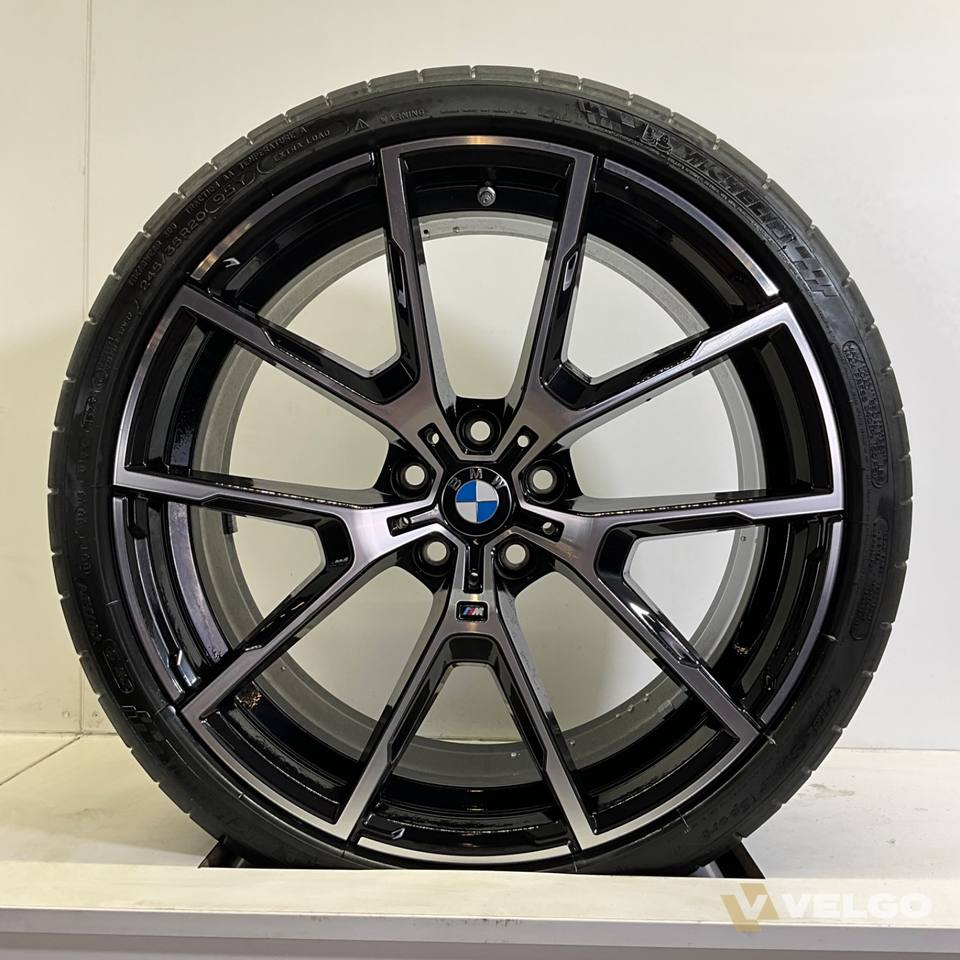 BMW 5 SERIE G30 G31 8 SERIE G14 G15 G16 BREEDSET VELGEN + ZOMERBANDEN 20 INCH 728M — foto 1