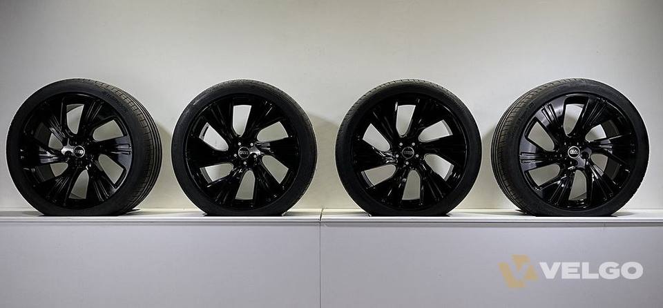 NIEUW AUDI Q8 ETRON SET VELGEN + ZOMERBANDEN 22 INCH — foto 8