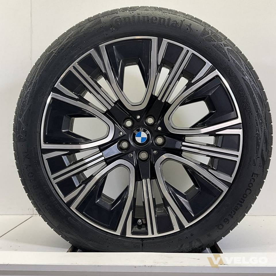 NIEUW BMW 7 SERIE G70 I7 X3 G45 BREEDSET VELGEN + ZOMERBANDEN 20 INCH ORIG. 906 — foto 7