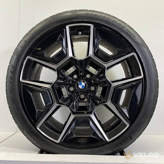 BMW XM BREEDSET VELGEN + ZOMERBANDEN 22 INCH ORIG. 922M — foto 2