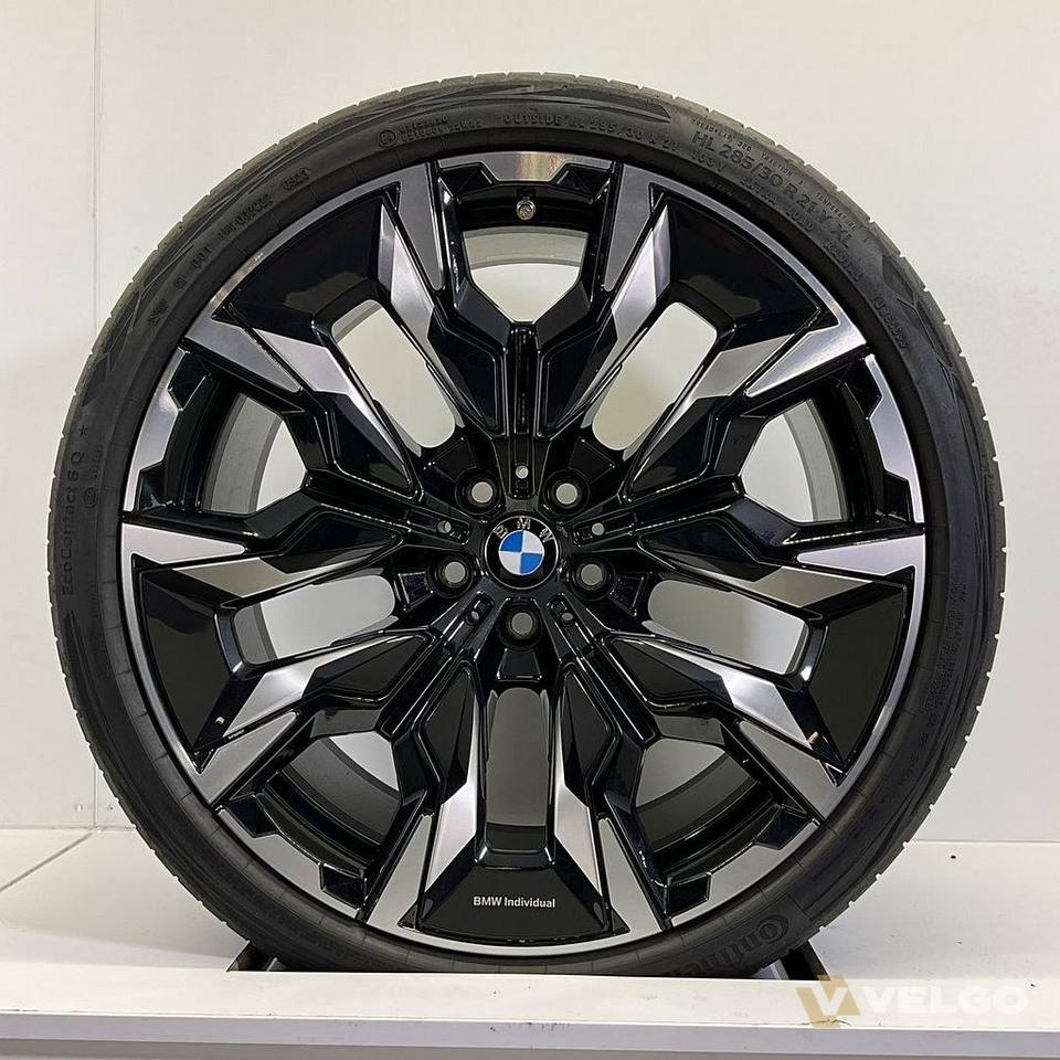 BMW 5 SERIE G60 G61 BREEDSET VELGEN + ZOMERBANDEN 21 INCH ORIG. 954I — foto 1