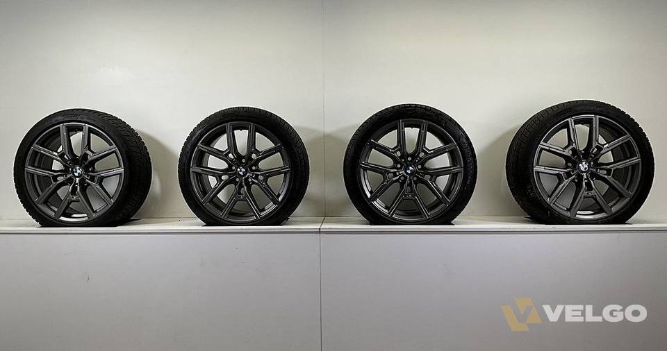 NIEUW BMW 4 SERIE G26 BREEDSET VELGEN + WINTERBANDEN 19 INCH ORIG. 859M * — foto 6