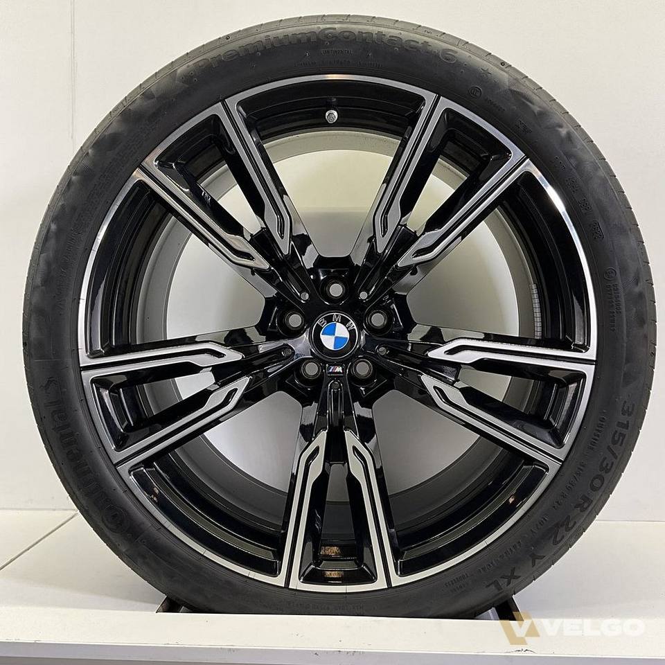 BMW X5 G05 X6 G06 BREEDSET VELGEN + ZOMERBANDEN 22 INCH ORIG. 747M — foto 5