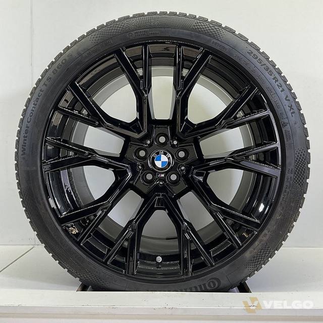 BMW X5 M F95 X6 M F96 BREEDSET VELGEN + WINTERBANDEN 22 INCH 21 INCH ORIG. 809M — foto 1