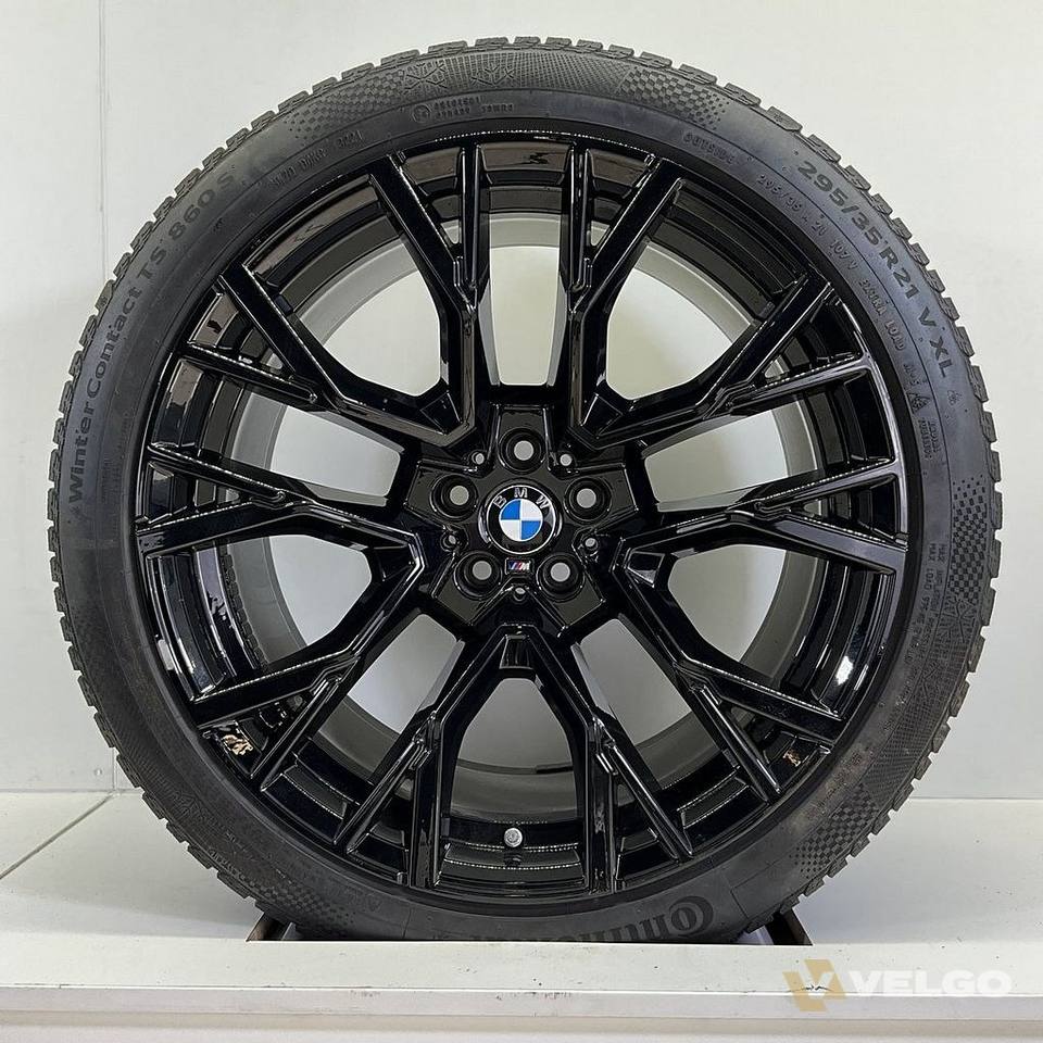 BMW X5 M F95 X6 M F96 BREEDSET VELGEN + WINTERBANDEN 22 INCH 21 INCH ORIG. 809M — foto 1