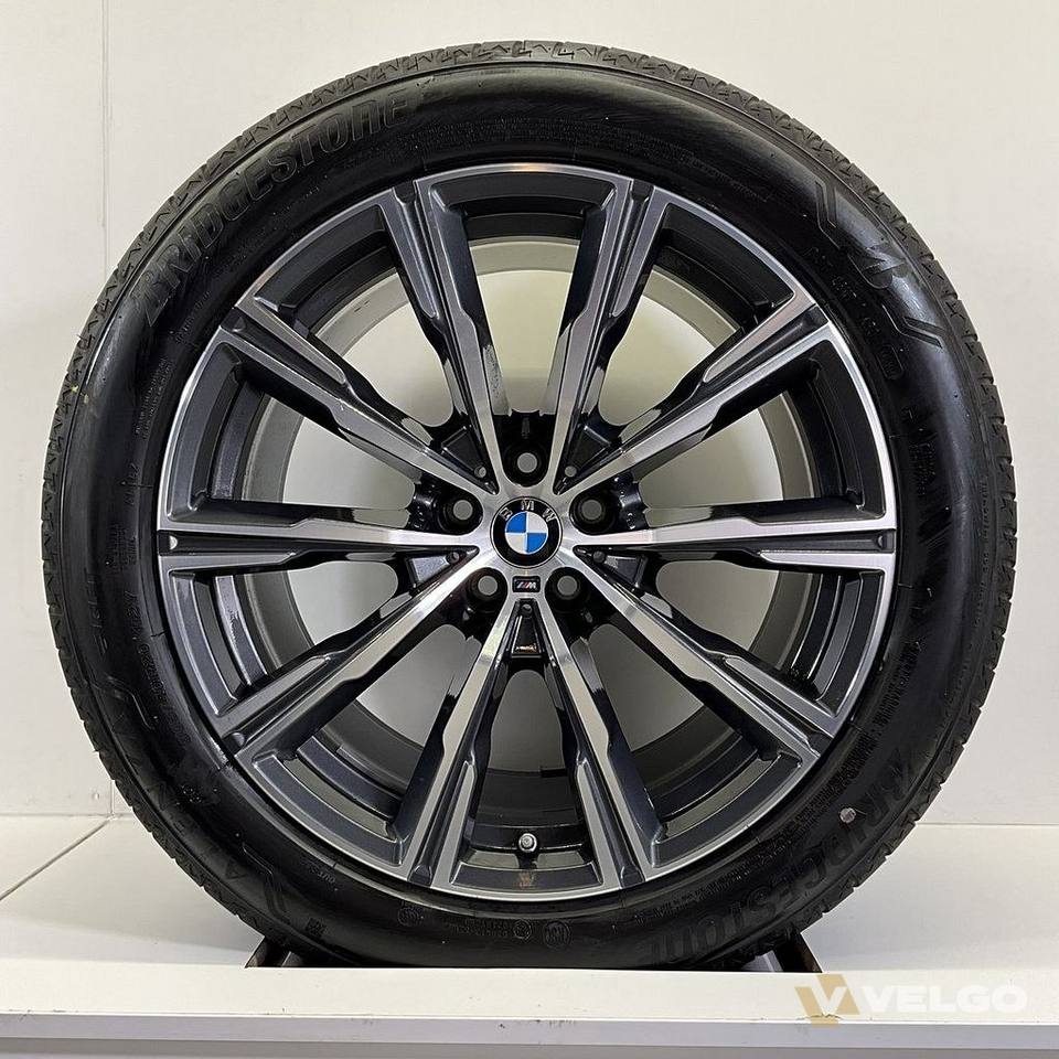 BMW X5 G05 EN X6 G06 BREEDSET VELGEN + ZOMERBANDEN 20 INCH ORIG. 740M * — foto 2