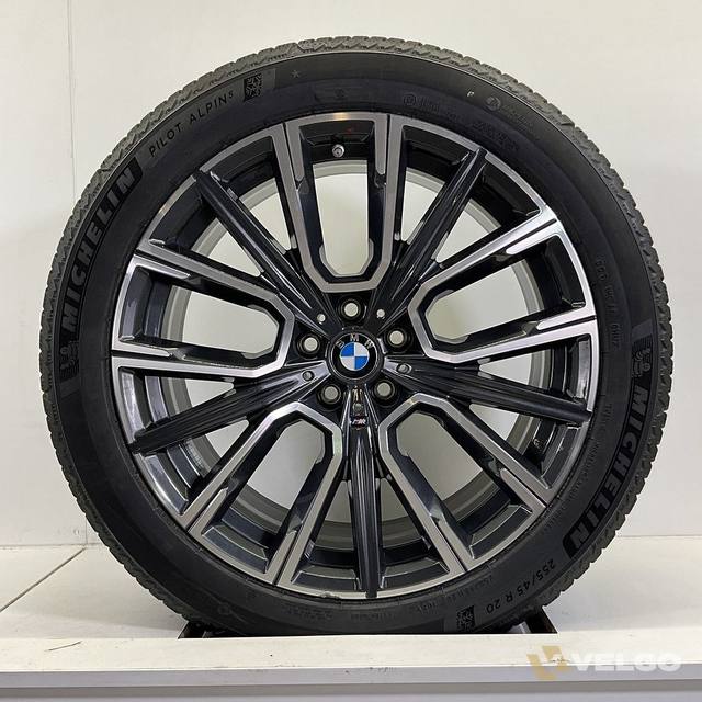 BMW 7 SERIE G70 I7 G70 X3 G45 SET VELGEN + WINTERBANDEN 20 INCH ORIG. 817M — foto 2