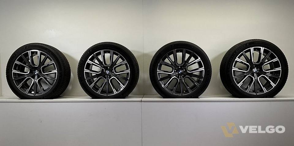 BMW 7 SERIE G70 I7 G70 X3 G45 SET VELGEN + WINTERBANDEN 20 INCH ORIG. 817M — foto 6