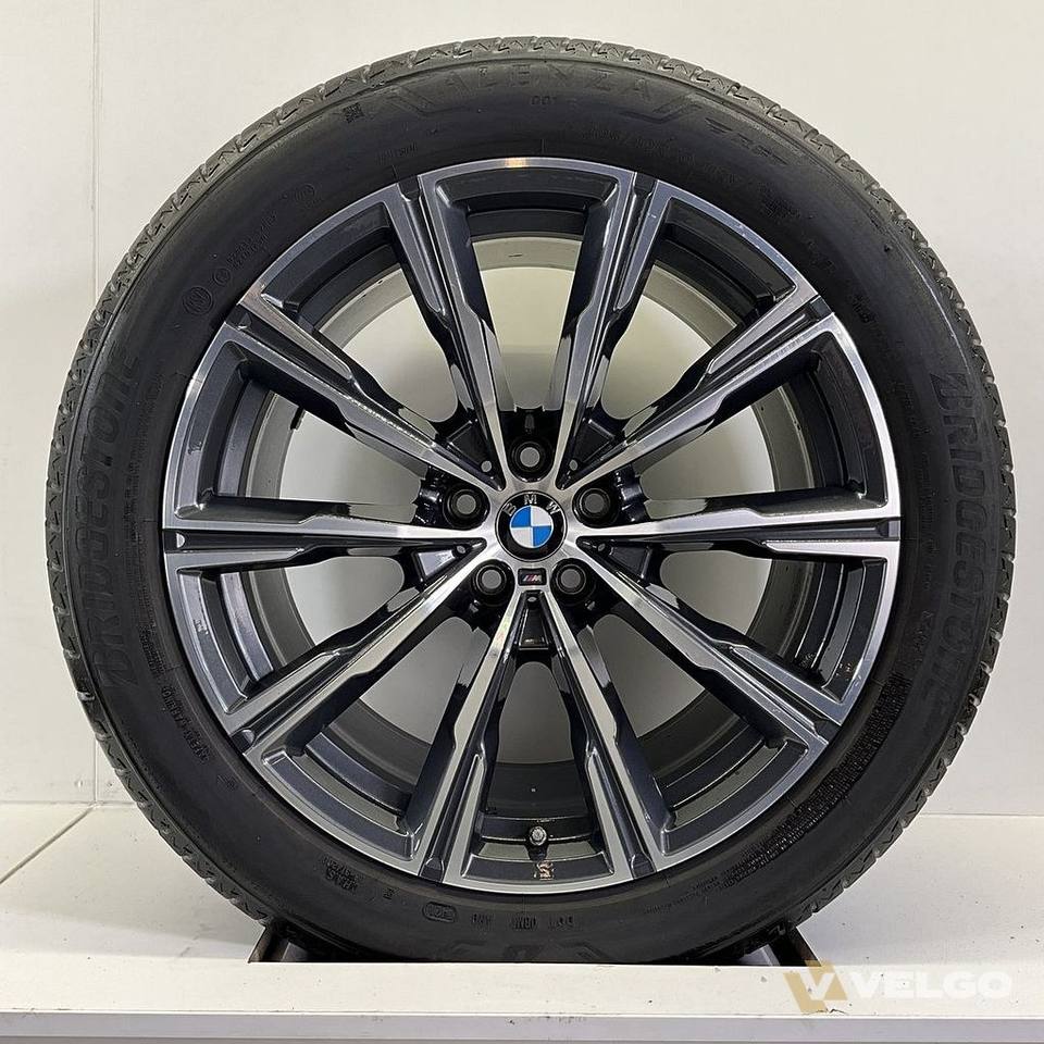 NIEUW BMW X5 G05 EN X6 G06 BREEDSET VELGEN + ZOMERBANDEN 20 INCH ORIG. 740M — foto 3