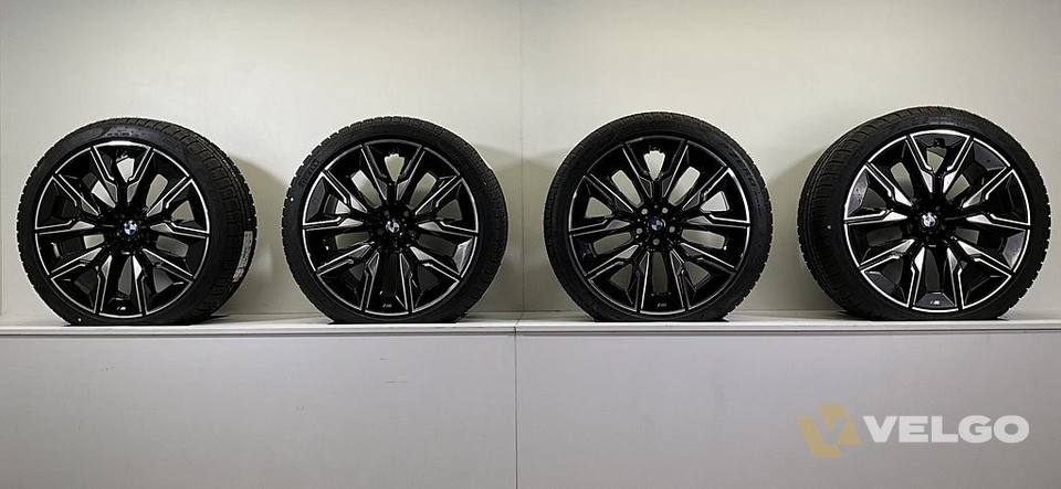 NIEUW BMW 7 SERIE G70 I7 X3 G45 BREEDSET VELGEN + WINTERBANDEN 21 INCH ORIG. 909M — foto 8