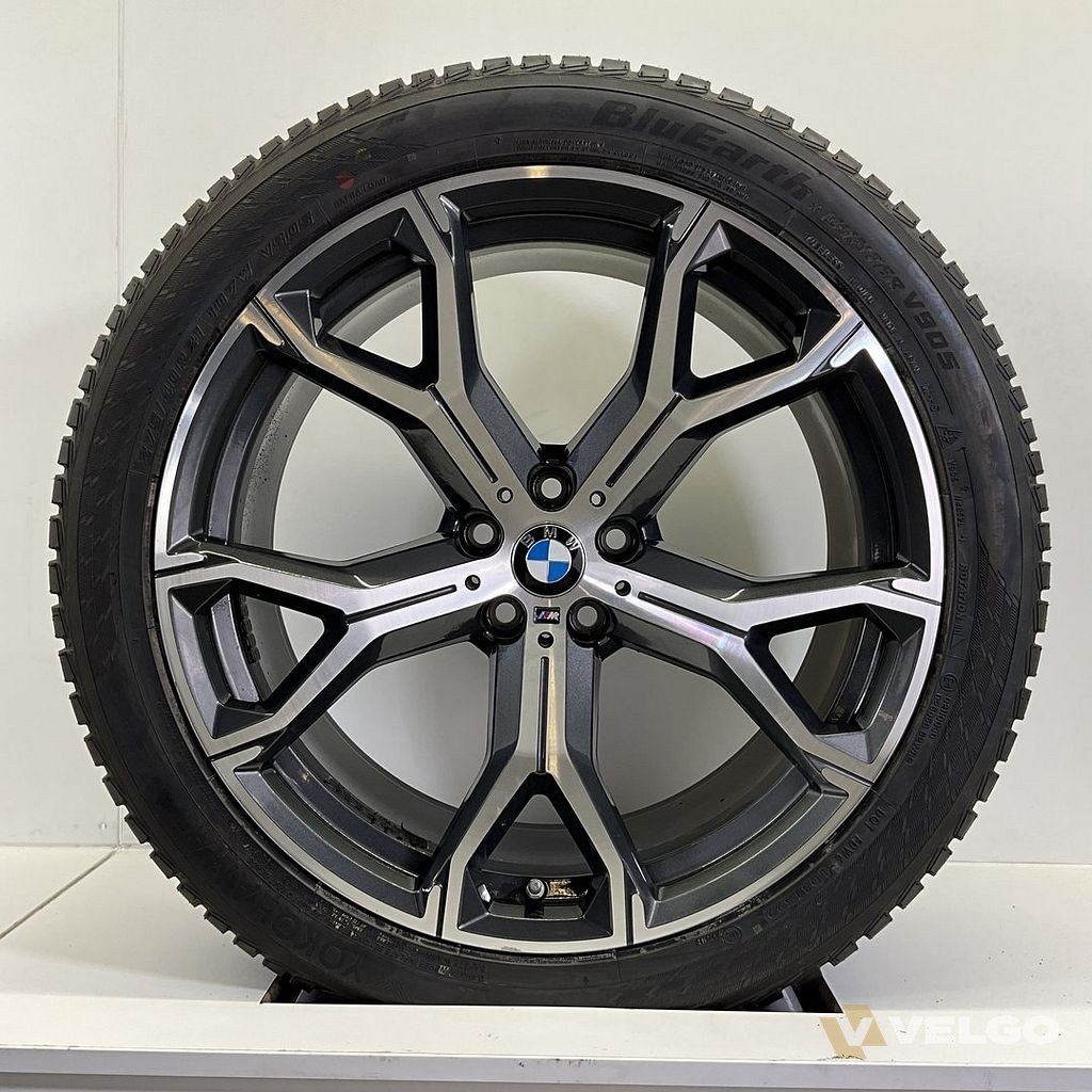 BMW X5 G05 X6 G06 BREEDSET VELGEN + WINTERBANDEN 21 INCH ORIG. 741M
