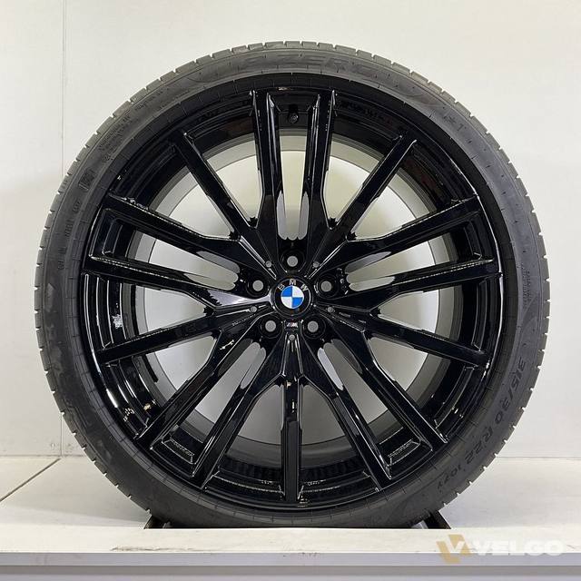 BMW X5 G05 X6 G06 BREEDSET VELGEN + ZOMERBANDEN 22 INCH ORIG. 742M — foto 4