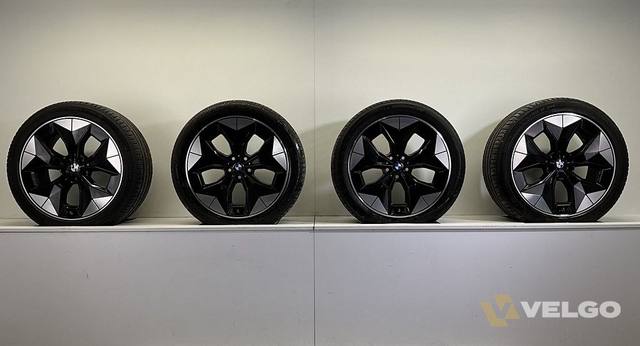 BMW IX3 X3 G08 BREEDSET VELGEN + ZOMERBANDEN 20 INCH ORIG. 843 * — foto 11