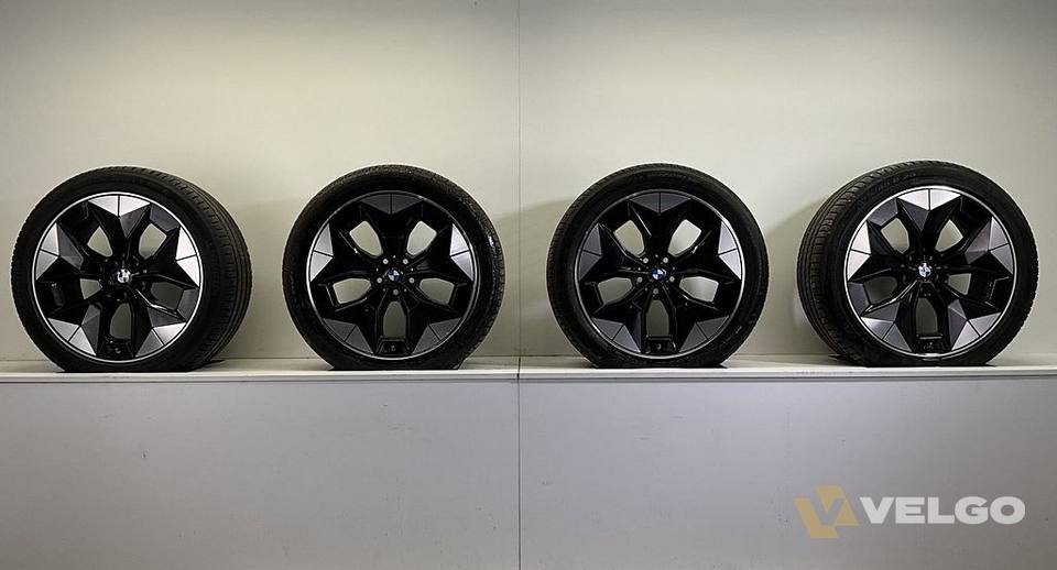 BMW IX3 X3 G08 BREEDSET VELGEN + ZOMERBANDEN 20 INCH ORIG. 843 * — foto 11