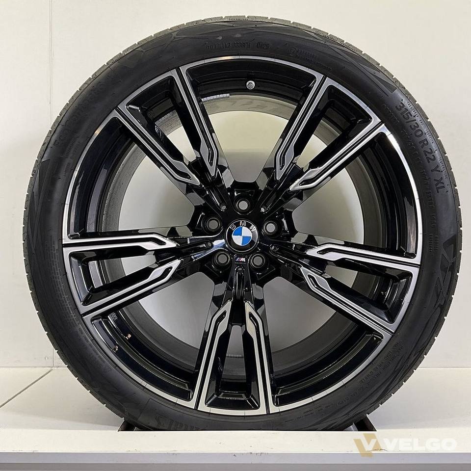 BMW X5 G05 X6 G06 BREEDSET VELGEN + ZOMERBANDEN 22 INCH ORIG. 747M — foto 2