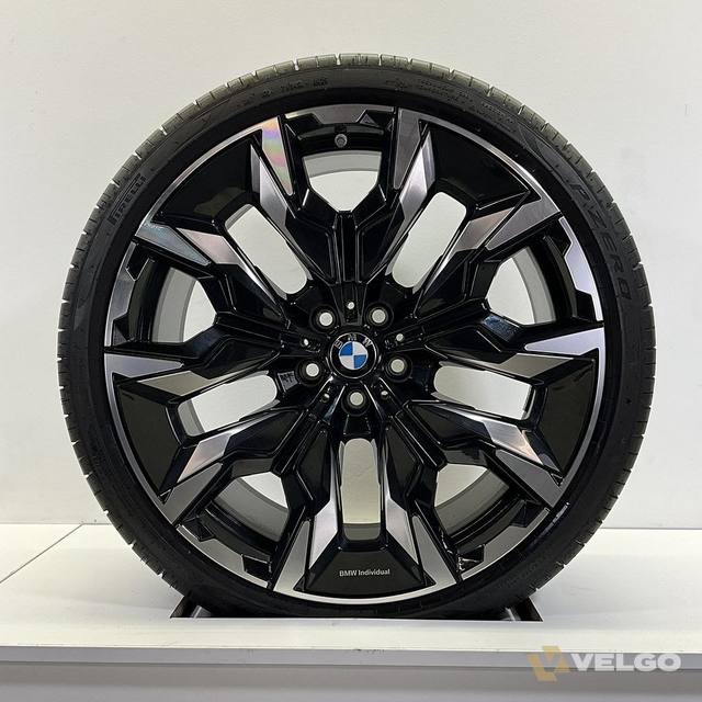 BMW 5 SERIE G60 G61 BREEDSET VELGEN + ZOMERBANDEN 21 INCH ORIG. 954I — foto 2