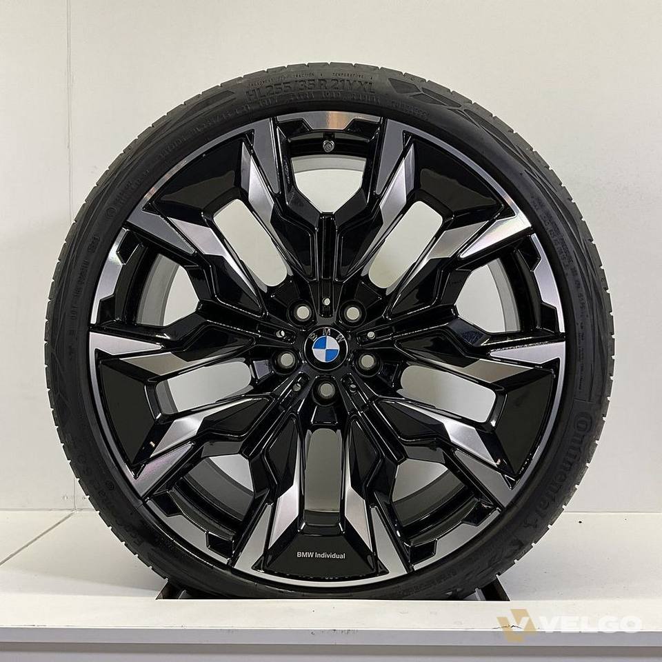 BMW 5 SERIE G60 G61 BREEDSET VELGEN + ZOMERBANDEN 21 INCH ORIG. 954I — foto 6