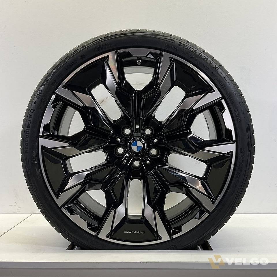 NIEUW BMW 5 SERIE G60 G61 BREEDSET VELGEN + ZOMERBANDEN 21 INCH ORIG. 954I — foto 1