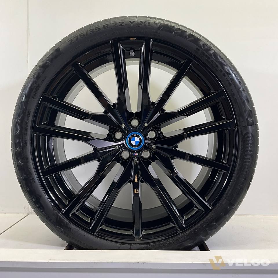 BMW X5 G05 X6 G06 BREEDSET VELGEN + ZOMERBANDEN 22 INCH 742M ORIG. — foto 2