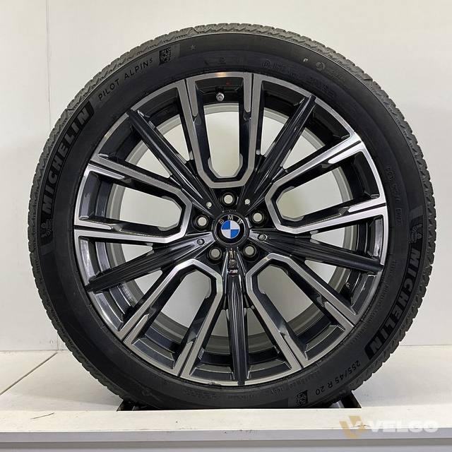 BMW 7 SERIE G70 I7 G70 X3 G45 SET VELGEN + WINTERBANDEN 20 INCH ORIG. 817M — foto 3