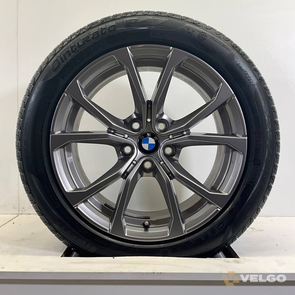 BMW 2 3 4 SERIE G21 G22 G23 G42 SET VELGEN + ZOMERBANDEN 17 INCH ORIG 776 * — foto 1