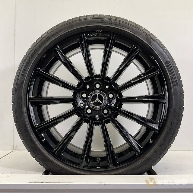 MERCEDES C KLASSE W205 SET VELGEN + ZOMERBANDEN 19 INCH — foto 2