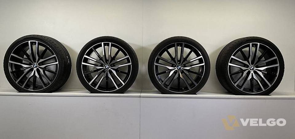 BMW X5 G05 X6 G06 BREEDSET VELGEN + ZOMERBANDEN 22 INCH ORIG. 742M — foto 10