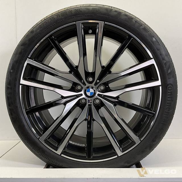 BMW X5 G05 X6 G06 BREEDSET VELGEN + ZOMERBANDEN 22 INCH ORIG. 742M — foto 5