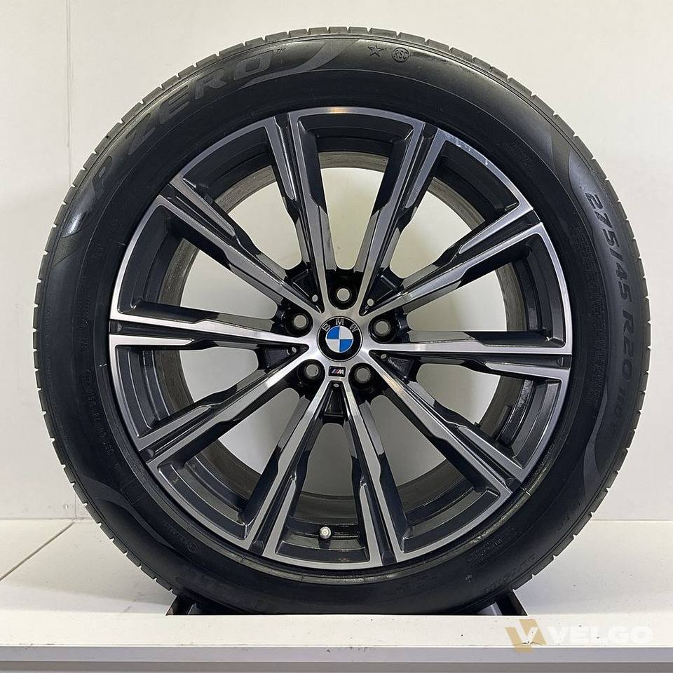 BMW X5 G05 EN X6 G06 BREEDSET VELGEN + ZOMERBANDEN 20 INCH ORIG. 740M — foto 6