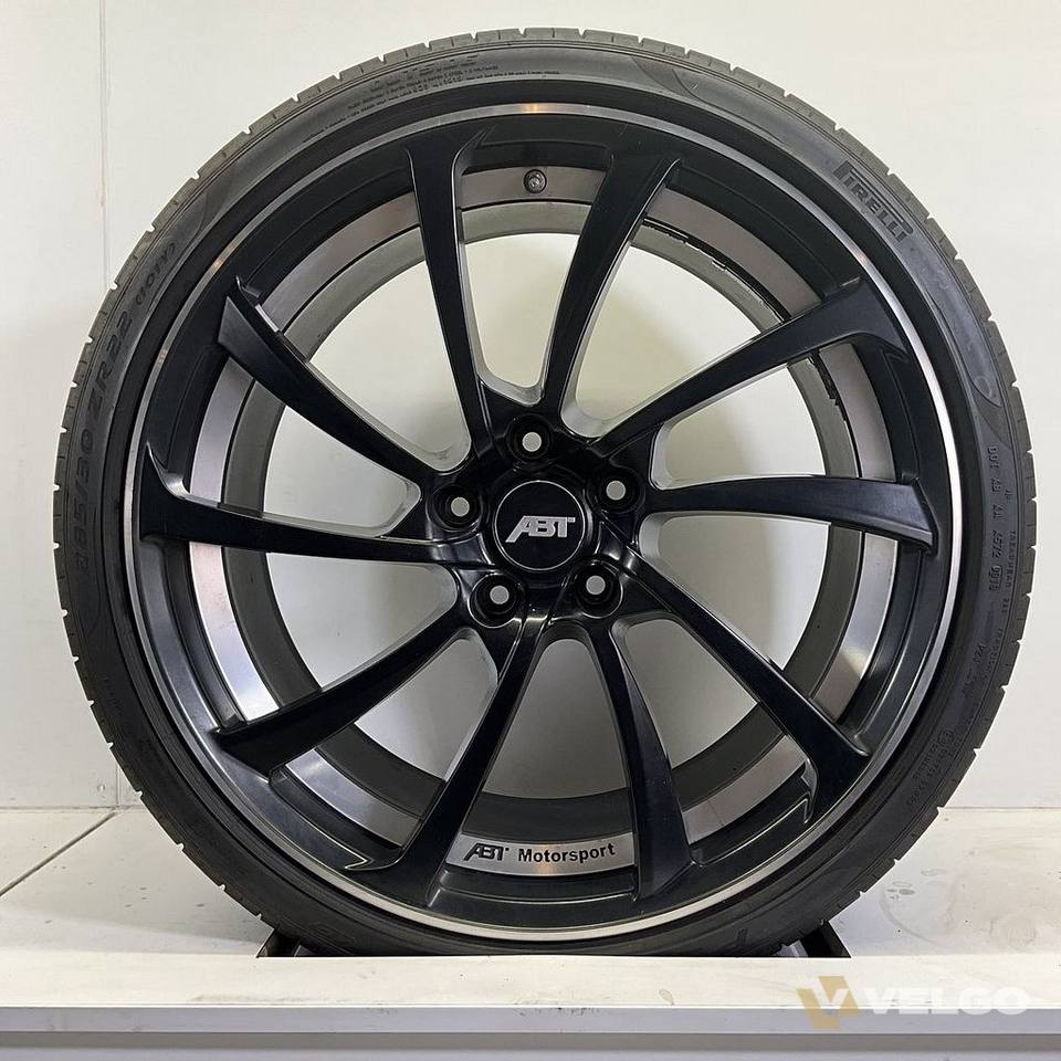 DEMO ABT AUDI PORSCHE SET VELGEN + ZOMERBANDEN 22 INCH — foto 2