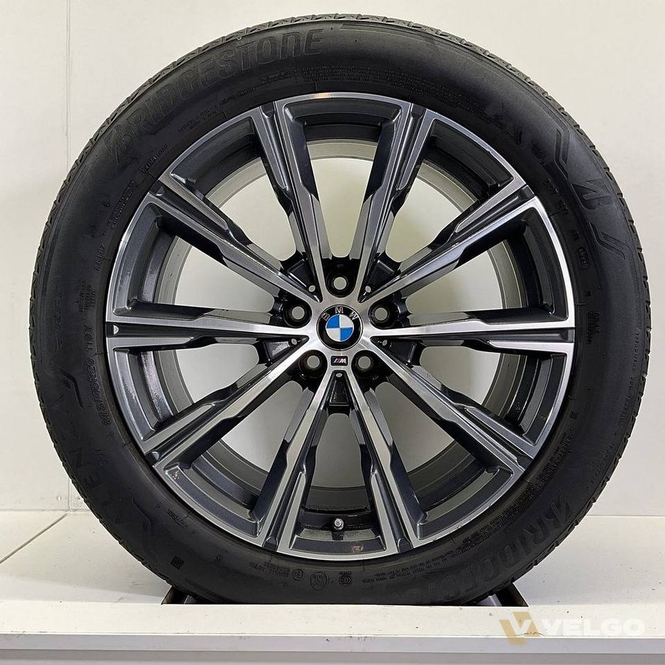 NIEUW BMW X5 G05 EN X6 G06 BREEDSET VELGEN + ZOMERBANDEN 20 INCH ORIG. 740M — foto 1