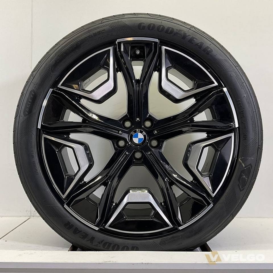 BMW IX I20 BREEDSET VELGEN + ZOMERBANDEN 22 INCH ORIG. 1020 — foto 4