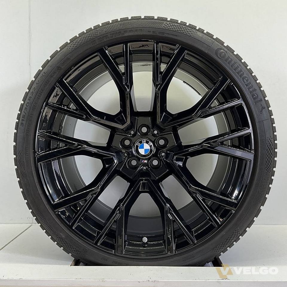 BMW X5 M F95 X6 M F96 BREEDSET VELGEN + WINTERBANDEN 22 INCH 21 INCH ORIG. 809M — foto 6