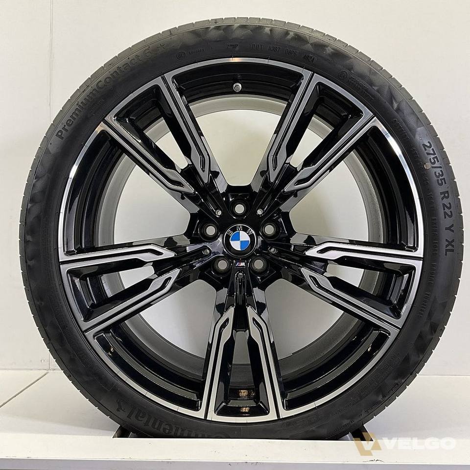 BMW X5 G05 X6 G06 BREEDSET VELGEN + ZOMERBANDEN 22 INCH ORIG. 747M — foto 2