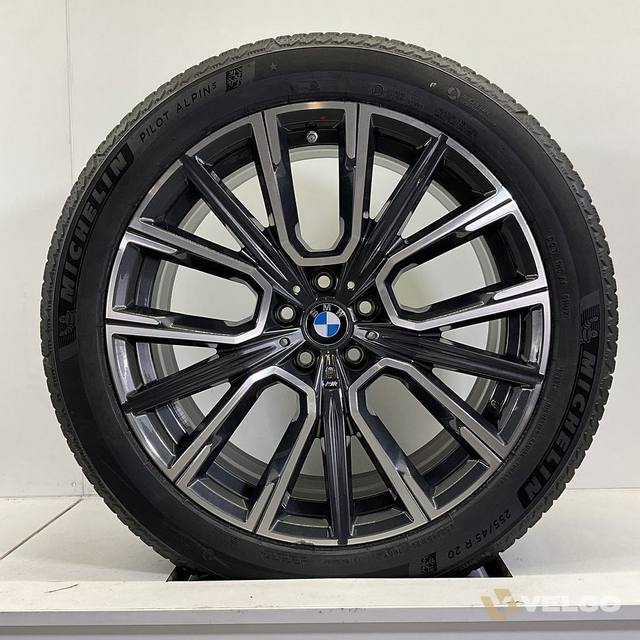 BMW 7 SERIE G70 I7 G70 X3 G45 SET VELGEN + WINTERBANDEN 20 INCH ORIG. 817M — foto 4