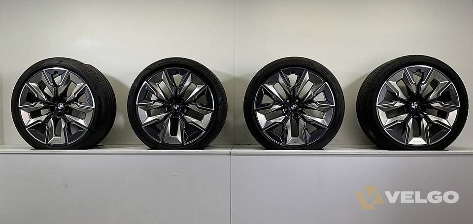 BMW 7 SERIE G70 I7 X3 G45 BREEDSET VELGEN + ZOMERBANDEN 21 INCH ORIG. 910i — foto 9