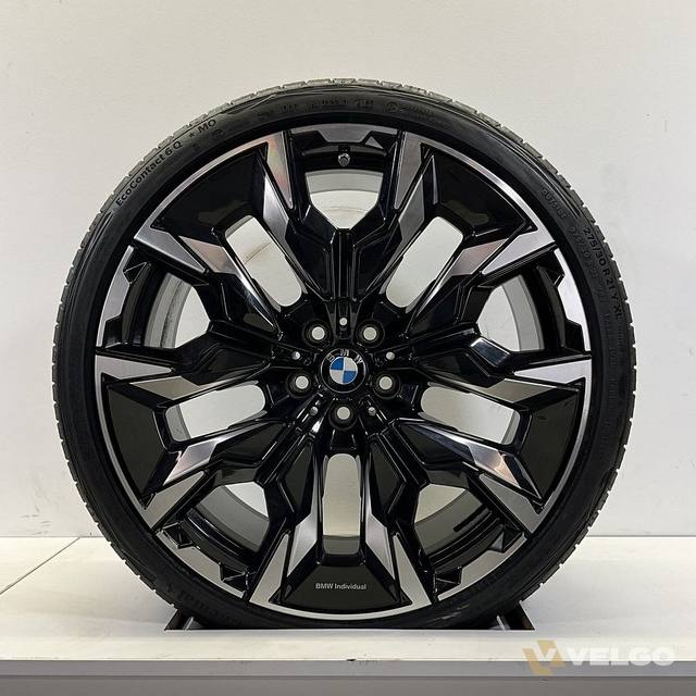NIEUW BMW 5 SERIE G60 G61 BREEDSET VELGEN + ZOMERBANDEN 21 INCH ORIG. 954I — foto 7