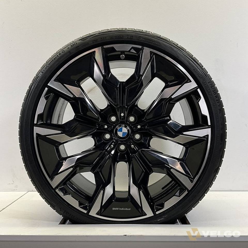 NIEUW BMW 5 SERIE G60 G61 BREEDSET VELGEN + ZOMERBANDEN 21 INCH ORIG. 954I — foto 7