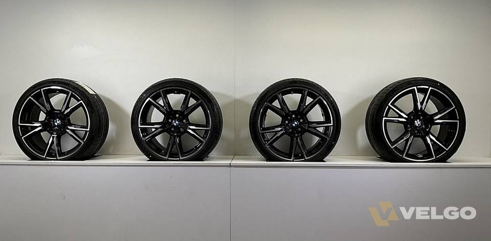 NIEUW BMW 2 G42 BREEDSET VELGEN + ZOMERBANDEN 19 INCH ORIG. 893M * — foto 8