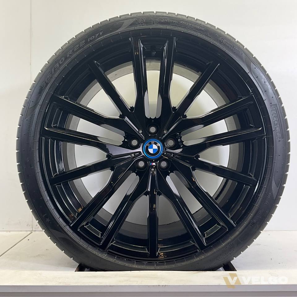 BMW X5 G05 X6 G06 BREEDSET VELGEN + ZOMERBANDEN 22 INCH ORIG. 742M — foto 6