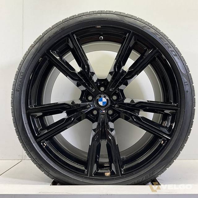 BMW X5 G05 X6 G06 BREEDSET VELGEN + ZOMERBANDEN 22 INCH ORIG. 747M — foto 2